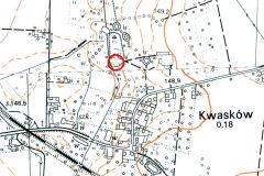 3.-Kwaskow-grodek-na-mapie-z-konca-XX-w.
